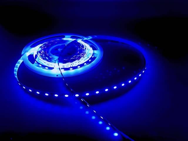 24VDC BLUE Color Changing LED Light Strip
