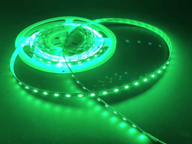 24VDC GREEN Color Changing LED Light Strip