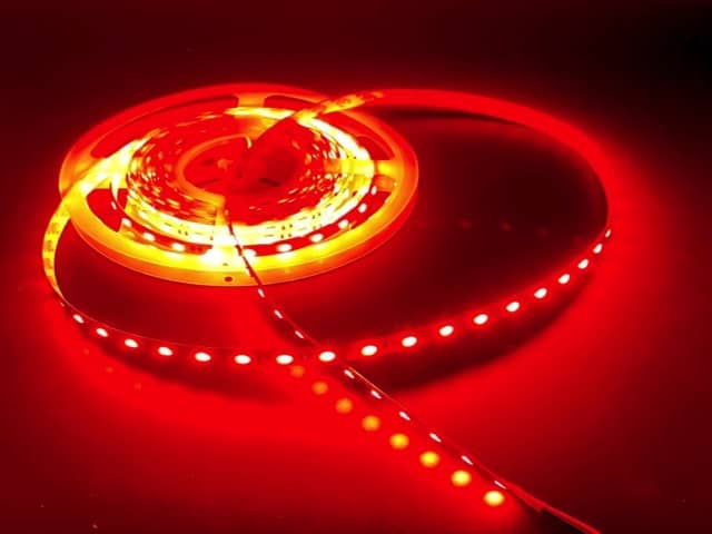 24VDC RED Color Changing LED Light Strip